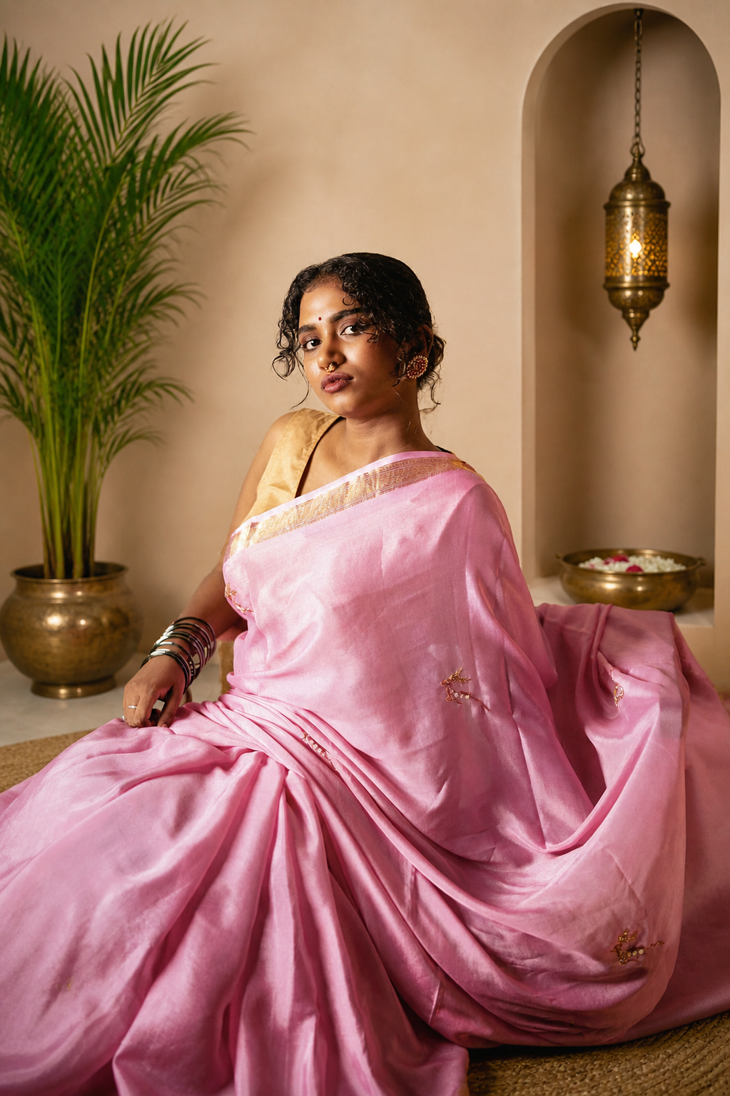 Gulabi Shringar Saree