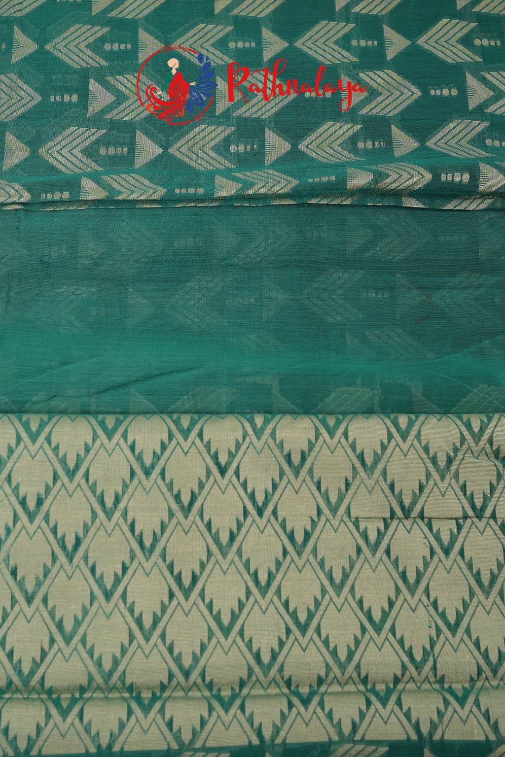 Mayura Teal Weave Saree