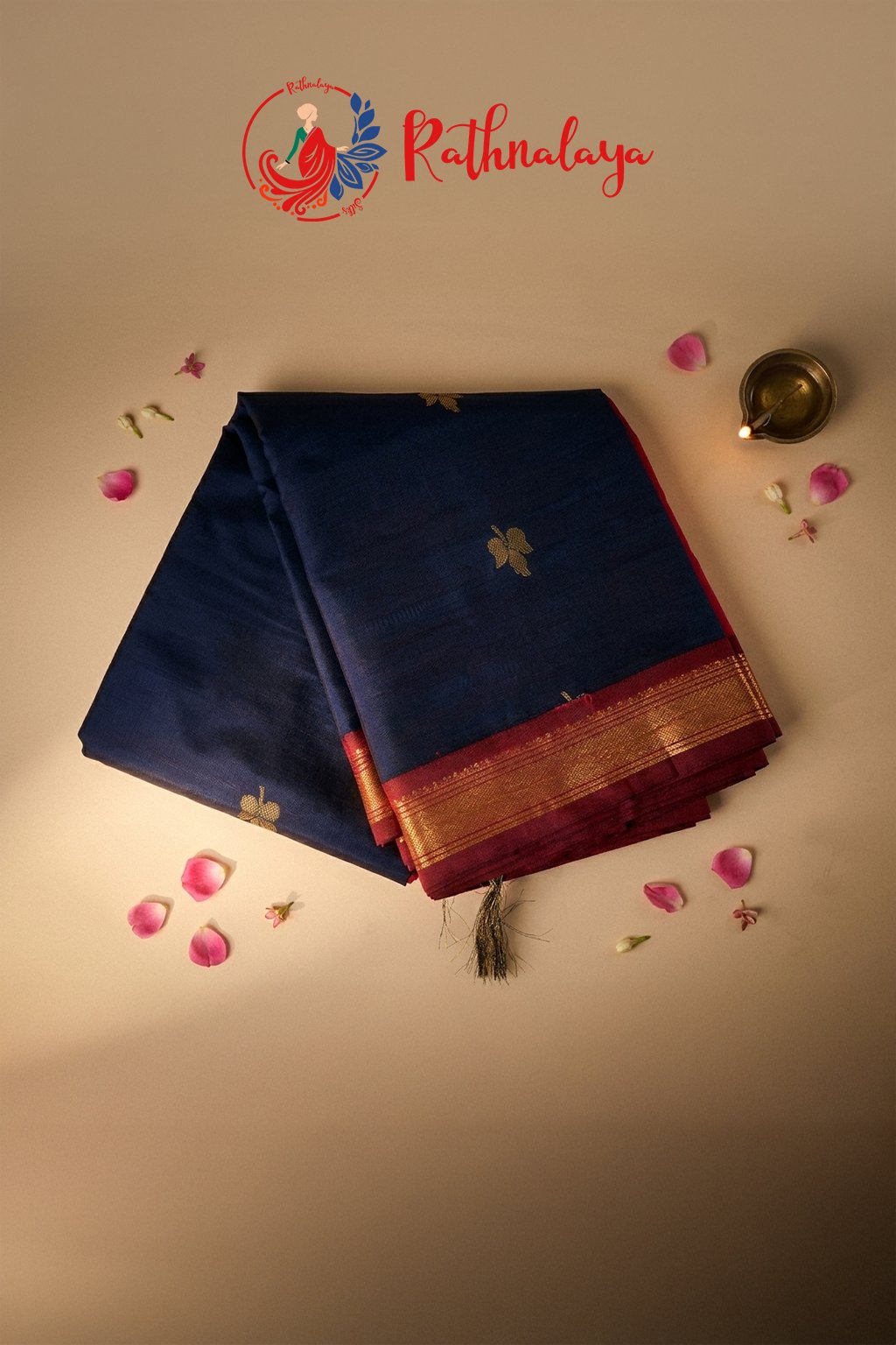 Royal Midnight Blue Saree