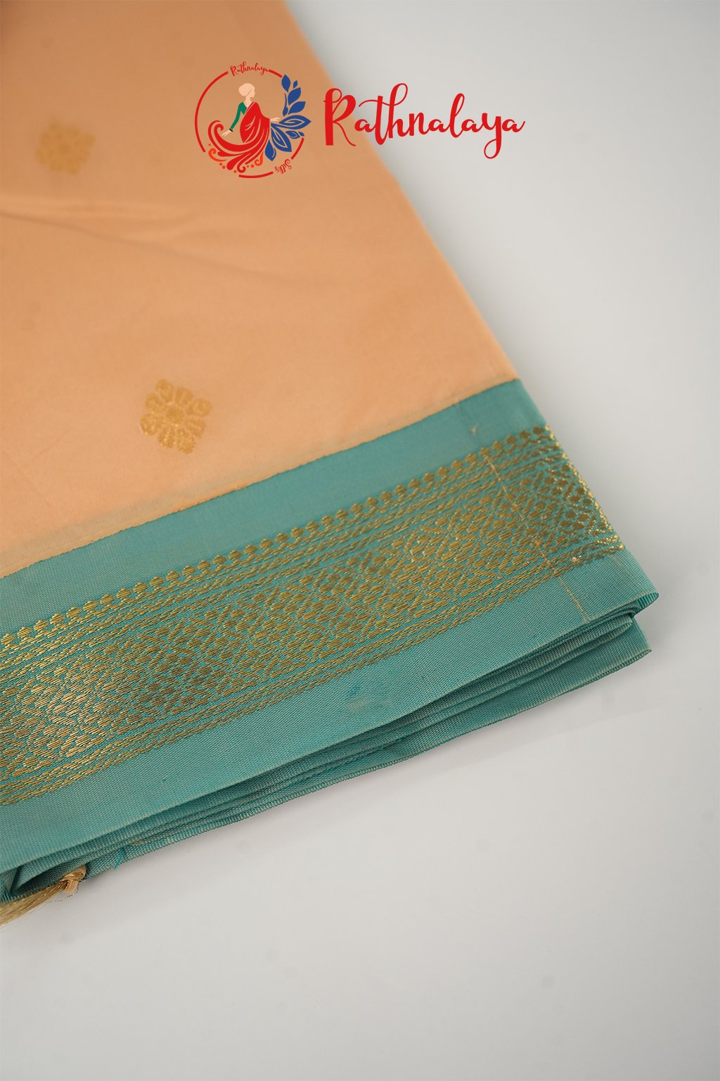 Peach Blossom Grace Saree