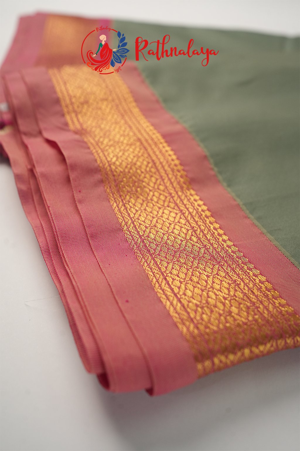 Sage Green Royale Saree